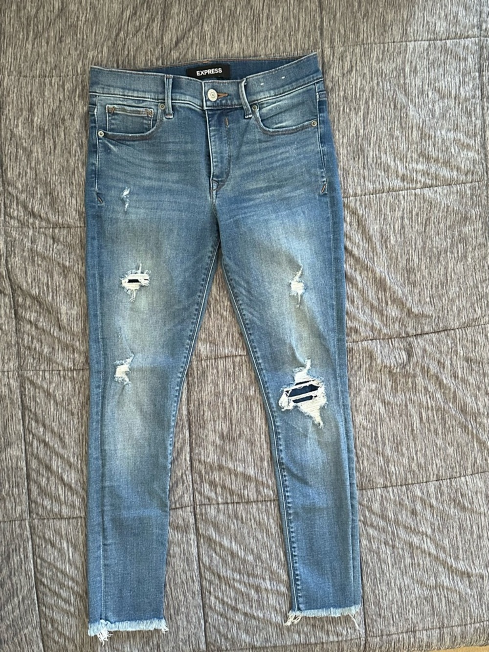 Express mid rise ankle leggings/ jeans size 6